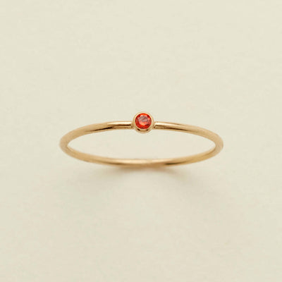 Olivenorma Birthstone 12 Month Birth Slim Ring