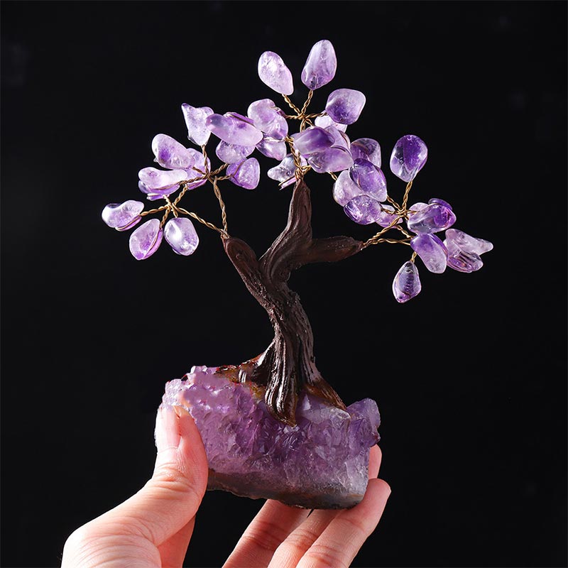 Olivenorma Amethyst Healing Feng Shui Tree