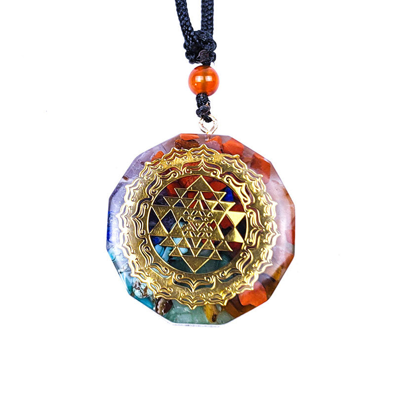 Olivenorma Chakra Healing Orgone Necklace