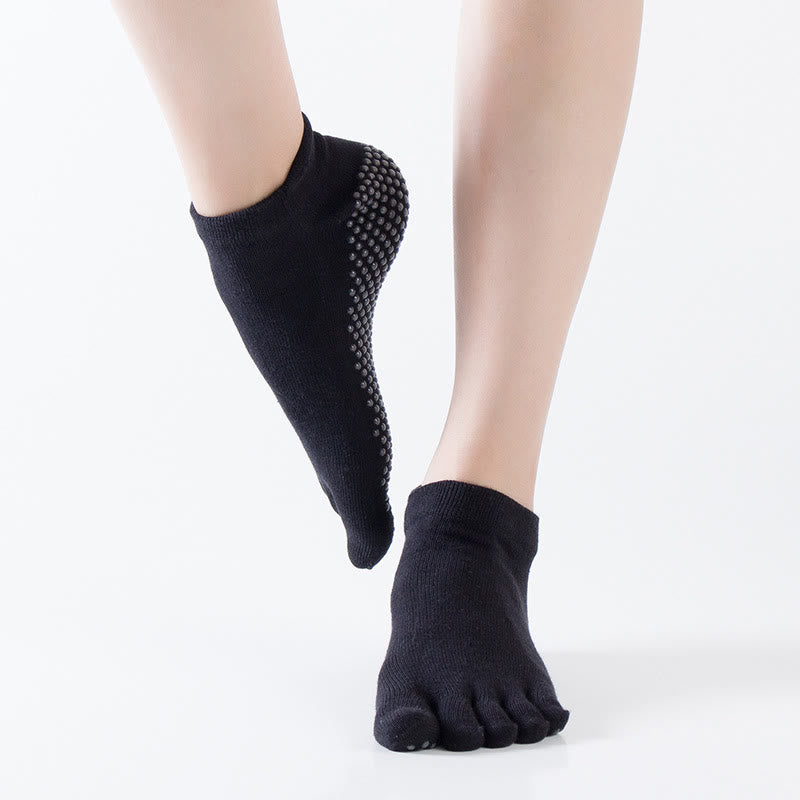 Olivenorma Solid Color Non Slip Grip Pilates Socks