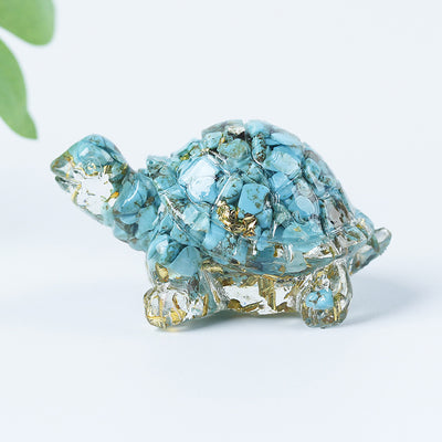 Olivenorma Crystal Gravel Glue Little Turtle Gemstone Decoration