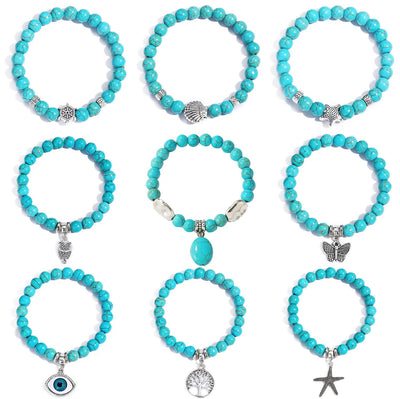 Olivenorma "Eternal Protection" Evil Eye Turquoise Bracelet