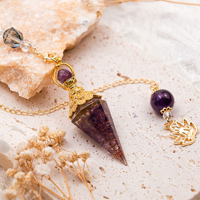 Natural Crystal Stone Pendulum