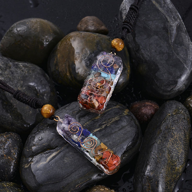 Olivenorma Orgone Chakra Healing Necklace