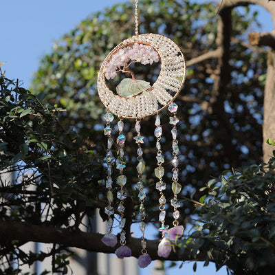 Olivenorma Lepidolite Tree Of Life Suncatcher Wind Chime