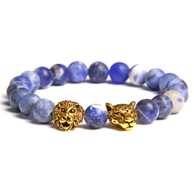 Olivenorma Tiger Eye Lion Panther Beads Bracelet