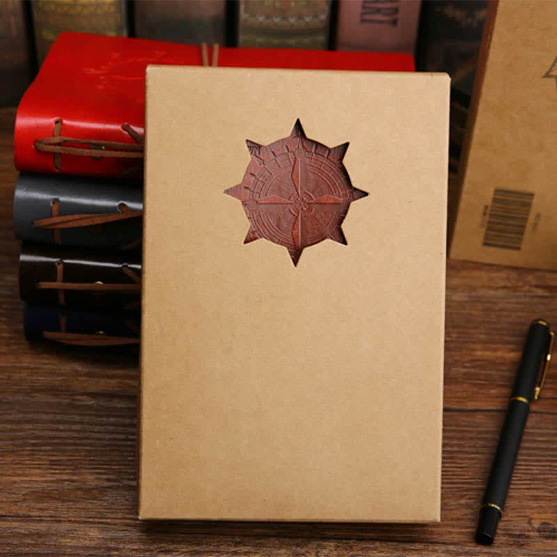 (Clearance 30% OFF / CODE: OFF30) - Olivenorma Vintage Leather Cover Journal