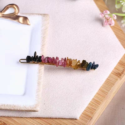 Olivenorma Natural Broken Crystal Hairpin