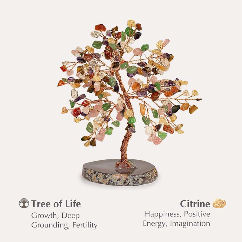 Olivenorma Invigorate Multi-Stone Feng Shui Tree