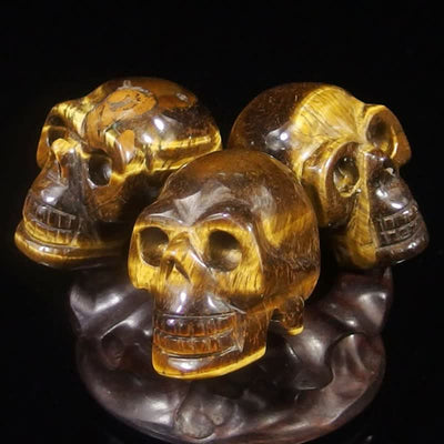 Olivenorma Natural Crystal Skull Halloween Decoration