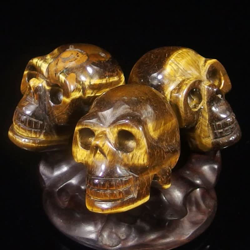 Olivenorma Tiger Ey Crystal Skull Halloween Decoration