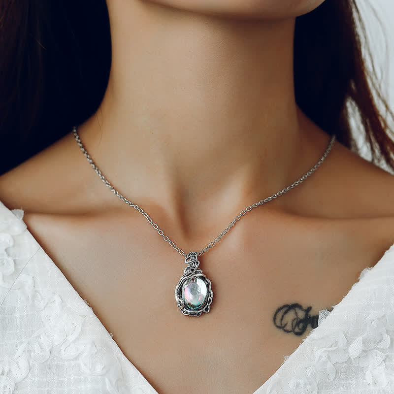 Olivenorma Moonstone Aurora Necklace