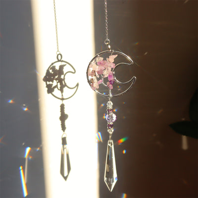 Olivenorma Natural Amethyst Tree Of Life Suncatcher Wind Chime