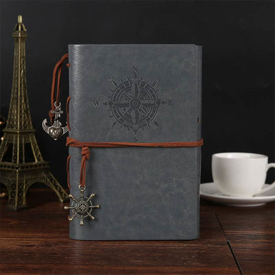 (Clearance 30% OFF / CODE: OFF30) - Olivenorma Vintage Leather Cover Journal