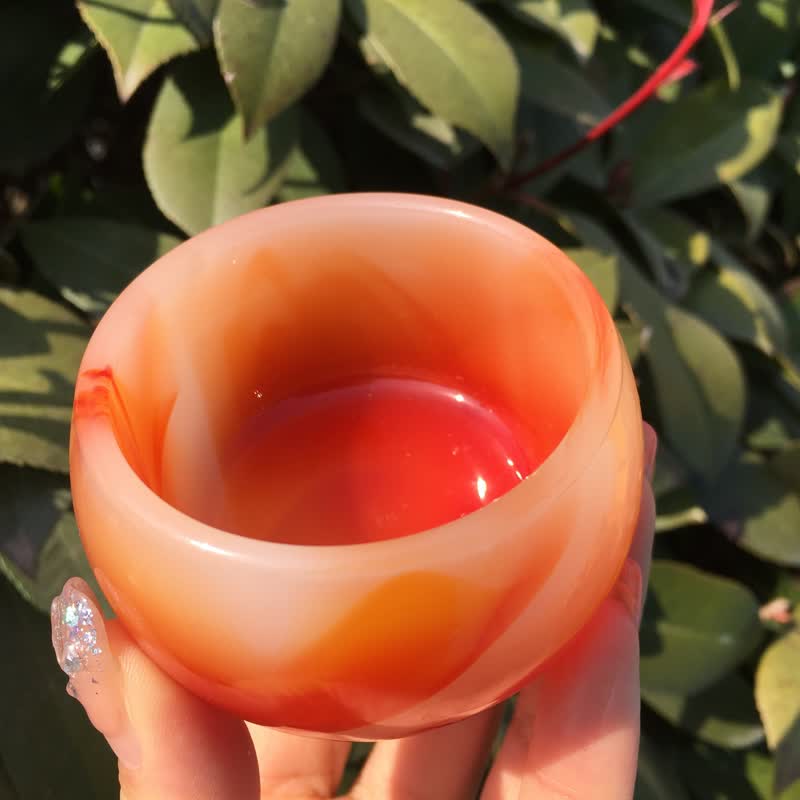 Olivenorma Carnelian Bowl Energy Crystal Decoration