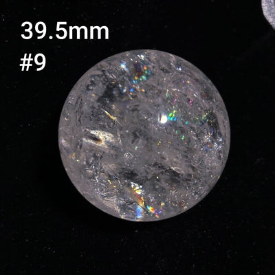 Olivenorma Natural High Frequency Clear Crystal Polished Crystal Ball