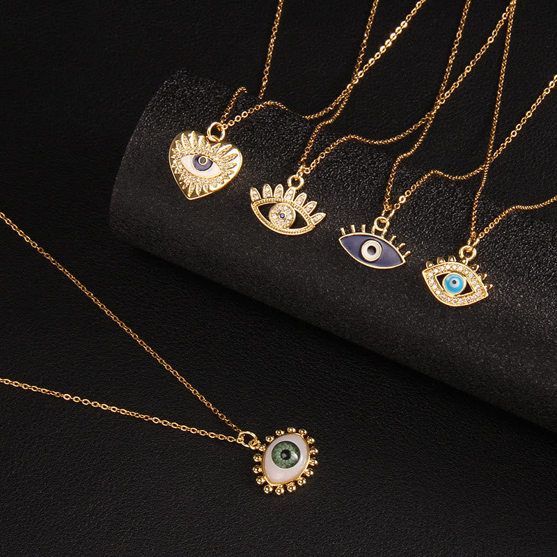 Olivenorma "Comprehensive Protection" Evil Eye Necklace