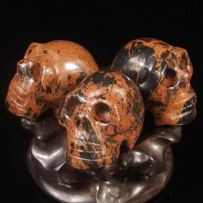 Olivenorma Natural Crystal Skull Halloween Decoration