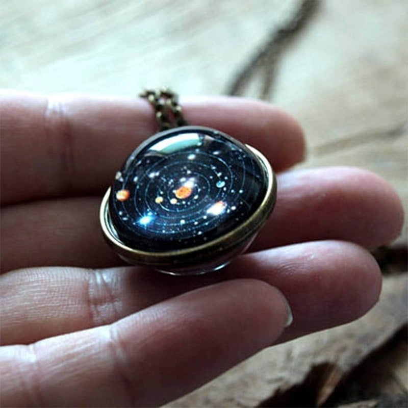 (Clearance 30% OFF / CODE: OFF30) - Olivenorma Solar System Galaxy Necklace