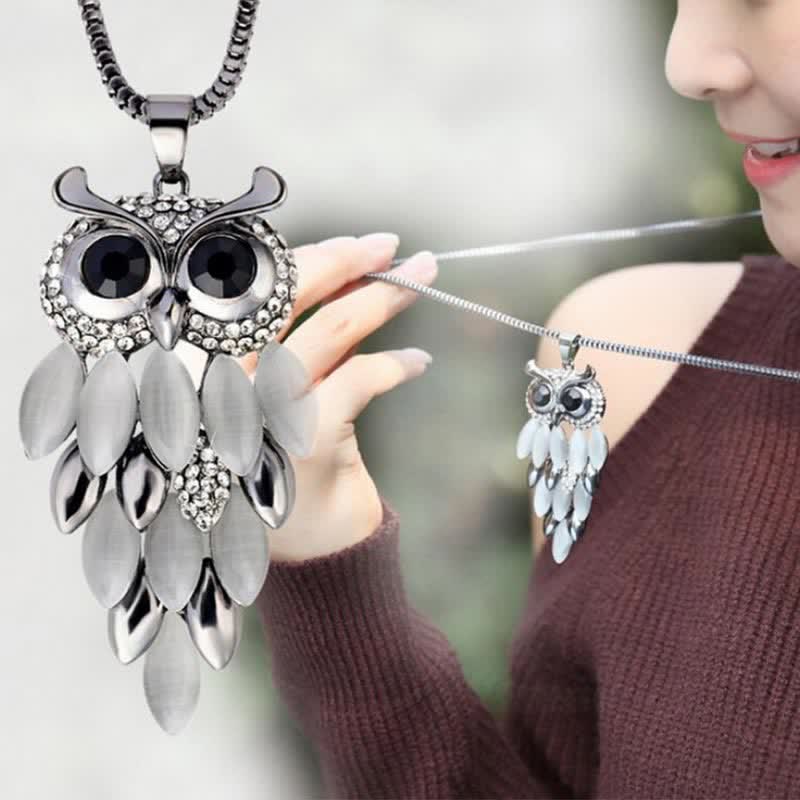 (Clearance 30% OFF / CODE: OFF30) - "Supernatural Power" - Crystal Alloy Sweater Necklace