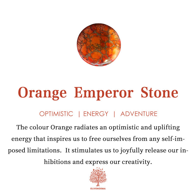 Olivenorma Emperor Stone Chakra Energy Bracelet