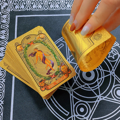 Olivenorma Bronzing Golden Sun Classic Tarot Cards