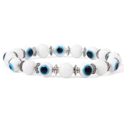 Olivenorma Evil Eye Natural Stone Beads Bracelet