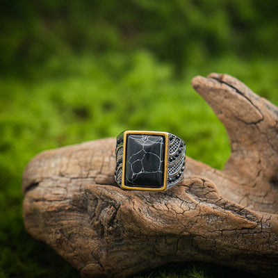 Olivenorma "Triumph Return"-Turkish Warrior Gemstone Ring