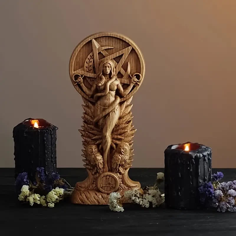 Olivenorma Resin Witches Lilith Statue Pagan Decoration