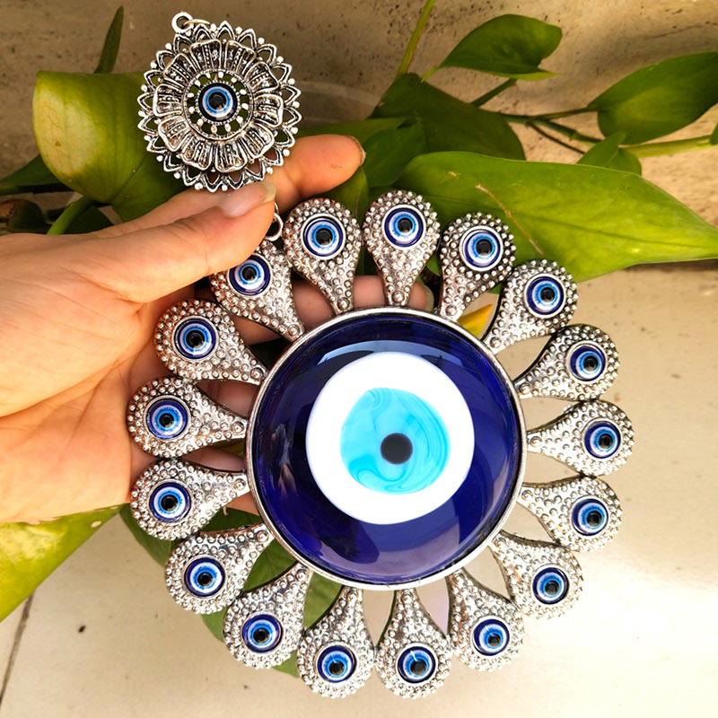 (Clearance 30% OFF / CODE: OFF30) - Olivenorma Blue Evil Eye Wall Hanging Pendant Wall Decor