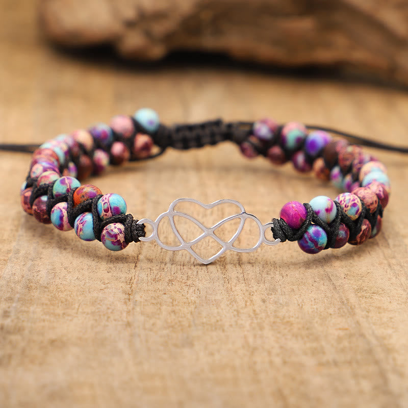 Bohemian Handwoven Bracelet Hollow Heart Bracelet