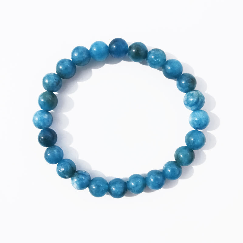 Olivenorma Blue Apatite Bracelet-Stone Of Motivation