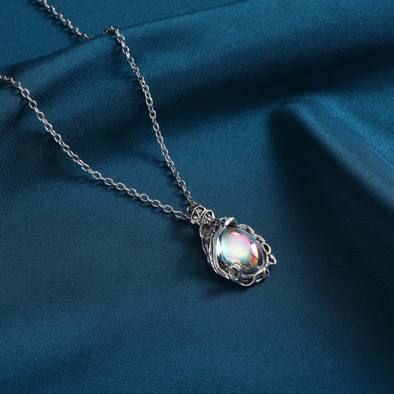 Olivenorma Moonstone Aurora Necklace