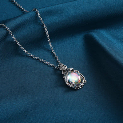 Olivenorma Moonstone Aurora Necklace