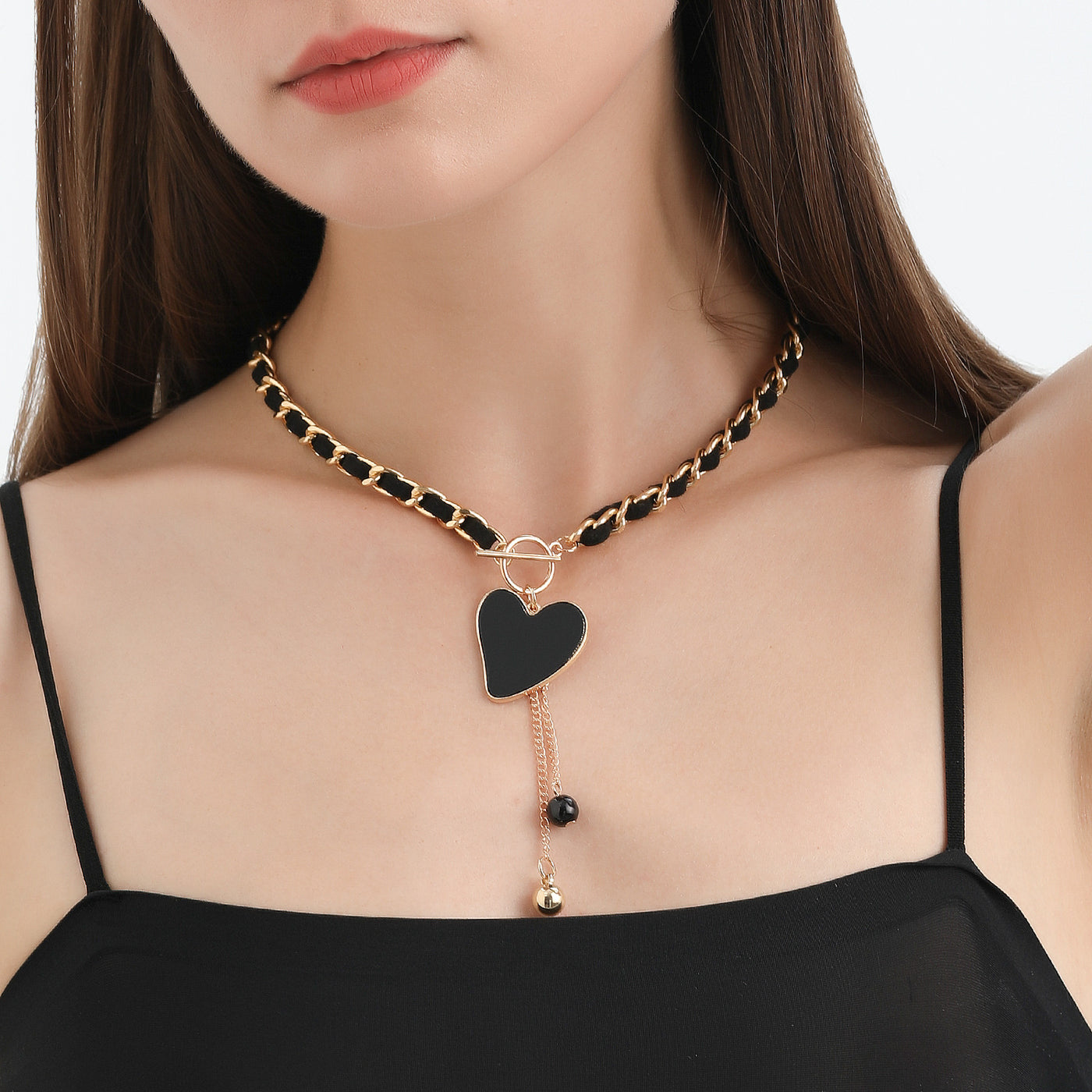 Olivenorma Black Wrap Velvet Choker Necklace