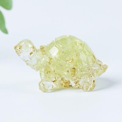 Olivenorma Crystal Gravel Glue Little Turtle Gemstone Decoration