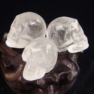 Clear Crystal Skull Decoration