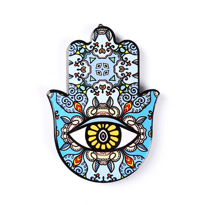 Olivenorma Hamsa Evil Eye Jewelry Tray Plate Coaster