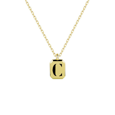 Olivenorma Customizable Gold Initial Necklace