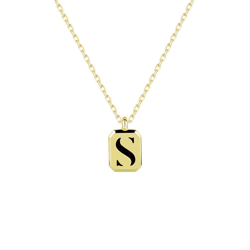 Olivenorma Customizable Gold Initial Necklace