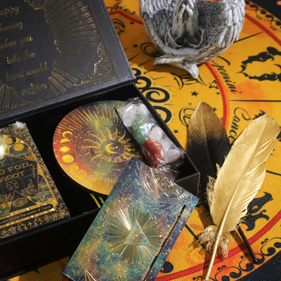 Olivenorma PET Waterproof Tarot Card Divination Set Gift Box