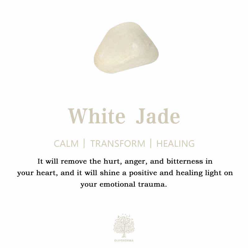 Olivenorma White Jade Transformation Crystal Sphere