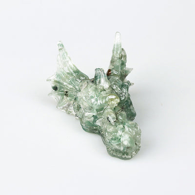 Olivenorma Natural Crystal Dragon Gemstone Decoration