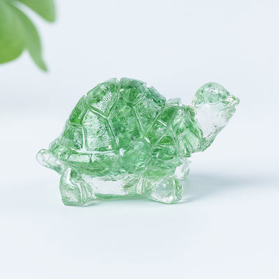 Olivenorma Crystal Gravel Glue Little Turtle Gemstone Decoration