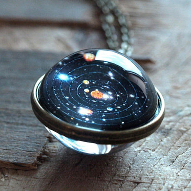 (Clearance 30% OFF / CODE: OFF30) - Olivenorma Solar System Galaxy Necklace