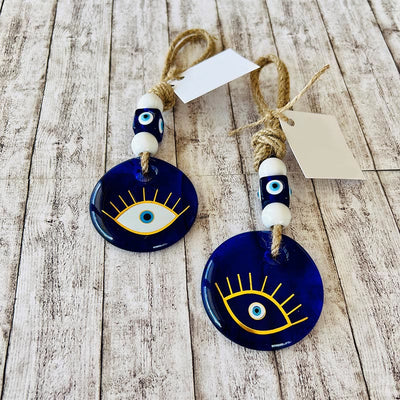 Olivenorma Glass Evil Eye Wall Hanging Wall Decor