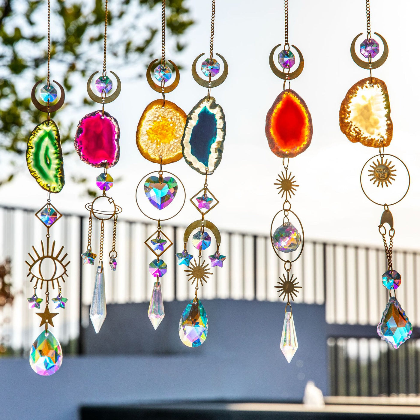 (Clearance 30% OFF / CODE: OFF30) - Agate Sun Catcher Wind Chime