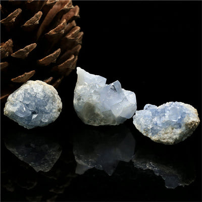 Olivenorma Natural Kyanite Geode Healing Gemstone Decoration