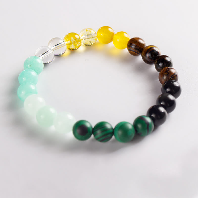 Olivenorma Malachite Tiger Eye Money Bracelet