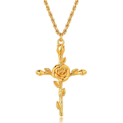 Olivenorma Dainty 18k Gold Plated Birth Flower Necklace